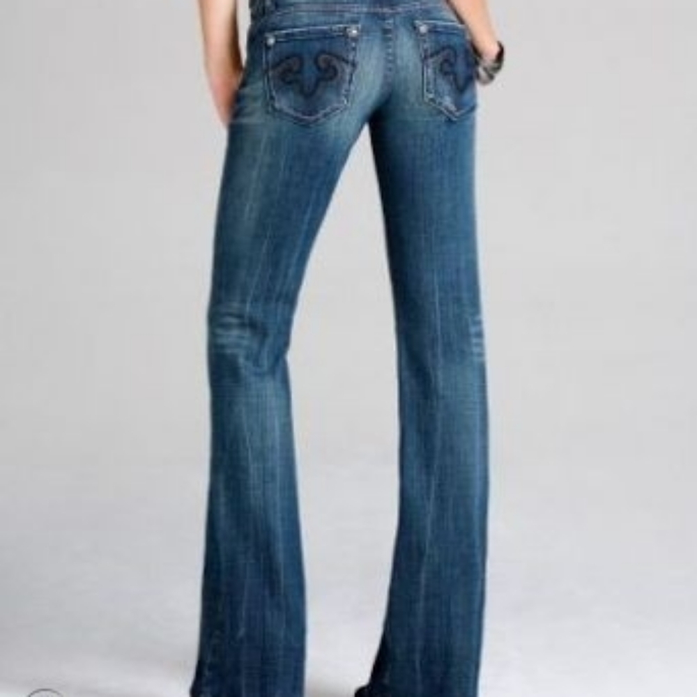 SOLD Express Midrise Medium Wash Bootcut Jeans